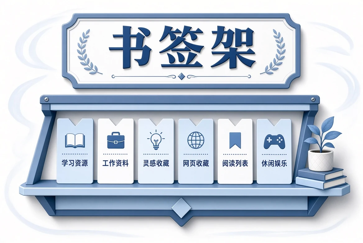 收藏空间分层整理示意